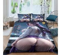 TNFHSOFT Sexy Body of A Young Girl 3D Printed Duvet Cover Set Brushed Microfiber Soft Quilt Covers Suitable for Boys Girls Teen Adults Easy Care Hotel Quality Bedding Sets with Pillowcase