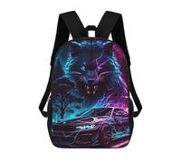 TNFHSOFT Sports Car Backpacks,Kids Backpack Student School Bag Bag 3D Printed Travel Backpacks Fashion Accessory Backpack Children School Bags 17inch