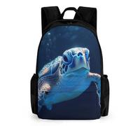 TNFHSOFT Turtle 3D Printed School Bookbags Children's Backpacks School Bag for Boys Girls Elementary And Middle
