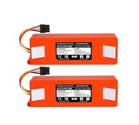 TNFMJSRXE 5200mAh Replacement Battery BRR-2P4S-5200D ，Compatible For XIAOMI， 1S 1ST ，Compatible For Roborock ，SDJQR01RR Sweeping Mopping Robot Vacuum Cleaner Battery(5200mAh x2PCS)