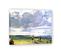 TNGHHSGA Golf Swing John Lavery Irish Realist Portrait & War Scenes Canvas Print - Vintage Home Wall Art 40x48cm Framed