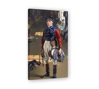 TNGHHSGA King'S Color John Lavery Irish Realist Portrait & War Scenes Canvas Print - Vintage Home Wall Art 60x108cm Framed