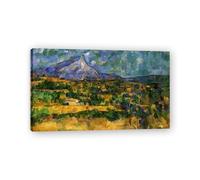 TNGHHSGA Move ForwardPaul Cézanne Fall-Inspired Canvas Print Modern Art Father Gift20x36cm Framed