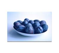 TNGHHSGA Put It In A Small Plate Fresh Fruit & Real-Shot Scenery Canvas Print - Vibrant Wall Art for Kitchen & Living Room Decor 30x45cm Unframed