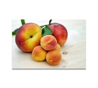 TNGHHSGA Small And Big Fresh Fruit & Real-Shot Scenery Canvas Print - Vibrant Wall Art for Kitchen & Living Room Decor 20x30cm Unframed