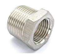 TNGNMGVSJ 1/2" BSP Male to 3/8" BSP Female 304 Stainless Steel Reducer Reducing Bush adapter Fitting