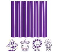 Tnitnut Dark Purple Heat Transfer Vinyl, 6 Sheets 12 x 10 Inch HTV Vinyl for Cricut, Iron on Vinyl for T-Shirts