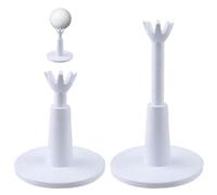 Tniytru Adjustable Golf Tees, 2 Pcs Reusable Rubber Golf Tee Height Tool, Winter Training Sports Ball Holder Accessories for Golf