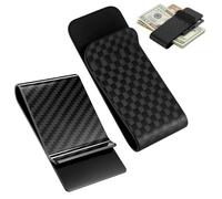 Tniytru Copper Money Clip 2-Pack - RFID Blocking Slim Wallet for Men, Minimalist Card Holder & Cash Clip, Ultra Thin Metal Pocket Wallet