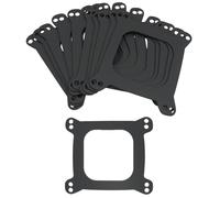 TNJPSEK 10 Pcs Square Bore 4BBL Carburetor Mounting Gaskets, Carburetor Base Gaskets Compatible with Holley 4150 4160 Edelbrock 1406 1405 1409 SBC BBC 350 454 302 351 Engine Repair Rebuild