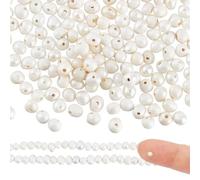 TNKBREEZE 2 Strands Natural Pearl Beads Irregular Cultured Freshwater Pearl 2-2.5mm Floral White Jewelry 0.6mm Hole Loose Bead for DIY Necklace Bracelets Jewelry Making Crafts