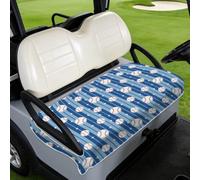 TNKBREEZE Baseball Golf Cart Seat Covers Replacement Protector Cover Blanket Blue Stripes Seat Towel Fibre Non-Slip Universal Fit for 2-Seat Golf Carts 130×78.5cm(51×31inch)