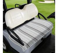 TNKBREEZE Grey Golf Cart Seat Covers Geometry Patterns Universal Seat Towel Blanket for Most 2-Seater Breathable Washable Golf Cart Accessories Protect Cover Gifts for Sports Lovers 51x31inch