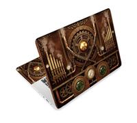 TNKBREEZE Steampunk Laptop Skin Sticker Vintage Universal Computer Decal Notebook Cover Vinyl Stickers Self-Adhesive Removable Art Protector for 12-15.6 Inch PC Notebook (27x38cm/10x15in)