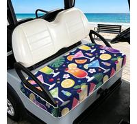 TNKBREEZE Summer Golf Cart Seat Covers Cold Drinks Universal Seat Towel Blanket for Most 2-Seater Breathable Washable Golf Cart Accessories Protect Cover Gifts for Sports Lovers 51x31inch