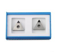 TNMG160404 PCD Inserts 2pcs for CNC Lathe, High Accuracy and Long Service Life for Aluminum and Non Metallic Materials
