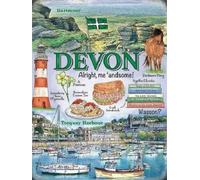 TNND Devon County Metal Advertising Sign Wall Plaque Torquay Dartmouth Tin Sign 8x12 inch