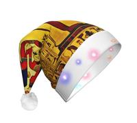 Tnnutp Ancient Egypt Tribe Series Led Santa Hat Light Up Hat Xmas New Year Party Head Wear Favorite Christmas Party Ornament