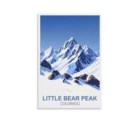 TNODZ Paint by Number Kits for Adults Beginners,Little Bear Peak Colorados Beginner, DIY Canvas Painting Gift Kits for Home Decoration 20x30cm