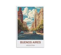 TNODZ Paint by Numbers for AdultsBuenos Aires Argentina Children, Beginners, DIY Gift Arts Kits with Brushes and Acrylic Pigment 50x60cm