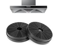 TNOMSNO Carbon Filter 175 mm, Pack of 2 Activated Carbon Filters Filter for Extractor Hoods for Respekta Miz0031, Klarstein