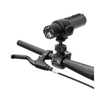 TnoxHD Mini Motorcycle Helmet Camera 2-in-1 LED Flashlight Camera HD Handheld Small Wireless Cameras for Bike, No WiFi Recording, WiFi Bicycle Cam for Indoor Outdoor Sports Camping Cycling (Gray)