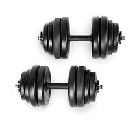 TnP 30KG Dumbbell Set Adjustable Dumbbells Weight Plates Set with Barbell Link Connector