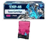 TNP-48 Toner Cartridge Compatible for Konica Minolta Bizhub C3350 C3850 C3850FS Printers, With Chip Large Capacity 10000 Pages (1 Pack Magenta)