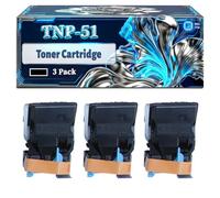 TNP-51 Toner Cartridge Compatible for Konica Minolta Bizhub C3110 Printers, With Chip Large Capacity 6000 Pages (3 Pack Black)
