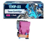 TNP-51 Toner Cartridge Compatible for Konica Minolta Bizhub C3110 Printers, With Chip Large Capacity 6000 Pages (1 Pack Magenta)