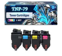 TNP-79 Toner Cartridges Compatible for Konica Minolta BizHub C3350i C3351i C4050i Printers, With Chip Large Capacity 23000 Pages (4-Pack BK/C/M/Y)