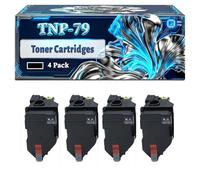 TNP-79 Toner Cartridges Compatible for Konica Minolta BizHub C3350i C3351i C4050i Printers, With Chip Large Capacity 23000 Pages (4 Pack Black)