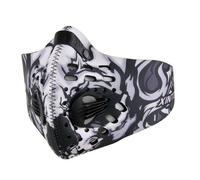TNP Accessories Fitness Motorcycle Bicycle Cycling Anti-Pollution Half Face Dust Mask Filter (White Camo)