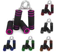 TnP Accessories. Hand Grip Gripper Pair Resistance Strengthener with Foam Grip Fore Arm Wrist Muscle Builder (Red)