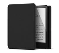 TNP Case for 6.8" Kindle Paperwhite 11th Generation 2021 / Kindle Paperwhite Signature Edition, PU Leather Cover, Protective Sleeve Folio Case for Kindle E-Reader with Smart Auto Sleep/Wake, Black