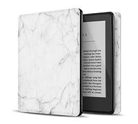 TNP Case for Kindle 10th Generation - Slim & Light Smart Cover Case with Auto Sleep & Wake for Amazon Kindle E-reader 6" Display, 10th Generation 2019 Release (Marble White)