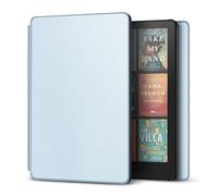 TNP Case for Kindle Paperwhite 12th Generation 2024 / Kindle Colorsoft Signature Edition - 7" PU Leather Protective Folio Cover for Kindle Paperwhite Kids with Auto Sleep/Wake, Light Blue