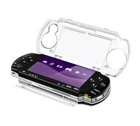 TNP Clear Hard Case for PSP 3000 & PSP 2000 - Snap-in Full Cover Protective Transparent Hard Case with Clear Display Compatible with Sony PSP 3000 / PSP 2000 Series (Not Compatible with PSP 1000)