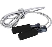 TnP Cotton Skipping Rope Speed Jumping Rope for Men, Women & Kids with Non-Slip Handle, for Fitness Home Workouts, Fat Burning Exercise, Gym Training, Boxing for Adults, CrossFit & MMA (Black)