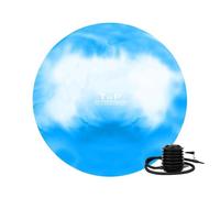 TnP Distribution Extra Thick Exercise Ball 65cm, Anti-Burst Gym Swiss Ball With Pump for Yoga, Pilates, Fitness, Home Gym, Pregnancy & Labour, Birthing & Heavy Duty Office (65cm - Blue)