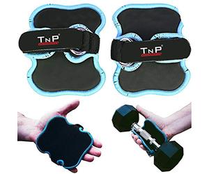 TnP Distribution Weight Lifting Grips Gym Grip Pad Hand Training Bar Straps Support Wrap Gloves