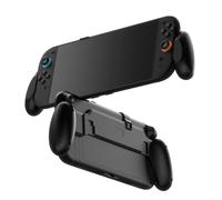 TNP Dockable Grip Case for Nintendo Switch 2 2025 - Ergonomic Grip Case with Slim, Lightweight, Comfortable Handle Compatible with Nintendo Switch/OLED, Black