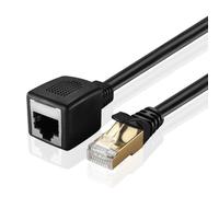 TNP Ethernet Cable Extension Extender (6FT) - Cat6 Cat5e Cat5 LAN RJ45 Female to Male Network Wiring Connector Plug Patch Wire - Ethernet Cord Extender for Router Modem Smart TV PC Computer Laptop