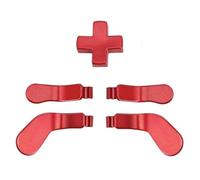 TNP for Elite Controller Paddles Compatible with Xbox Elite Series 1, 2 & Core Controller - 5 in 1 Accessories Replacement Metal Stainless Steel Paddles Trigger & D-Pad Parts, Red