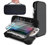 TNP for Nintendo Switch 2 Carrying Case 2025 - Hard Shell EVA Travel Switch 2 Case with 10 Game Card Slots, Screen Protective Cover, Accessories Storage Bag, Dual-Layer, Black
