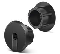 TNP for Starlink Cable Grommet Routing Kit - 1 Inch Wall Hole Feed Through Bushing, Silicone Wall Grommet for Starlink Ethernet Cable, Durable & Easy Installation, Black, 2 Pack