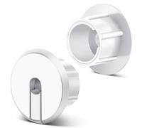 TNP for Starlink Cable Grommet Routing Kit - 1 Inch Wall Hole Feed Through Bushing, Silicone Wall Grommet for Starlink Ethernet Cable, Durable & Easy Installation, White, 2 Pack