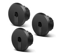 TNP for Starlink Cable Grommet Routing Kit - 1 Inch Wall Hole Feed Through Bushing, Silicone Wall Grommet for Starlink Ethernet Cable, Durable & Easy Installation, Black, 3 Pack