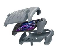 TNP Full Protective Case Cover for PlayStation Portal - Anti-Slip TPU Protector Case for PS5 Portal- Detachable Front Shell Cover with Built-in Kickstand for PS Portal Remote Player (Gray)