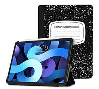 TNP iPad Air 4 Case for iPad Air 4th Generation 2020 Model - 10.9 inch, Thin and Lightweight Protective Case, iPad Air Case with Auto Sleep/Wake Function, PU Leather Cover, Composition Book